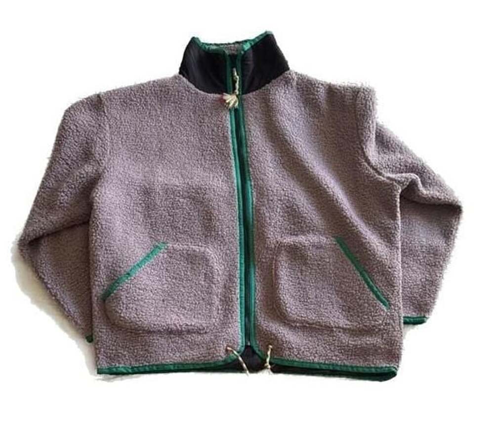 Jungles Jungles Solace Zip Thru Sherpa Jacket Purple Size Small
